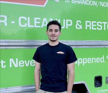 Marcos Barbosa, team member at SERVPRO of Apollo Beach West, Gibsonton