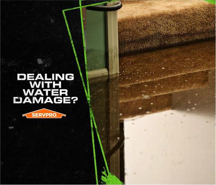 SERVPRO poster dealing with water damage?